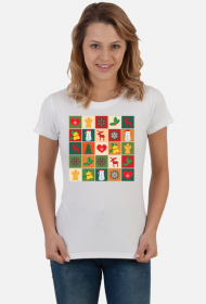 Świąteczna koszulka damska