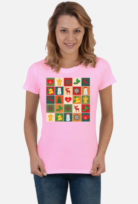 Świąteczna koszulka damska