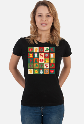 Świąteczna koszulka damska