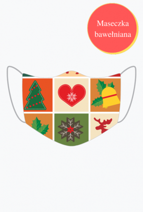 Maseczka ochronna - święta Boże Narodzenie