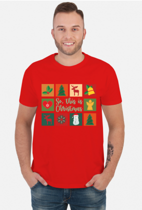 So this is Christmas - świąteczna koszulka męska