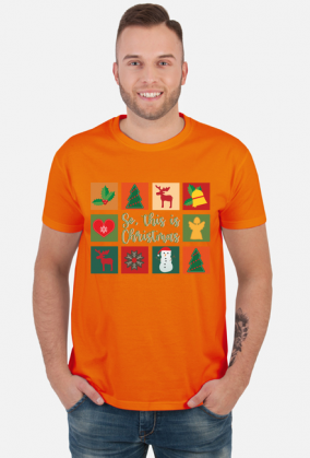 So this is Christmas - świąteczna koszulka męska