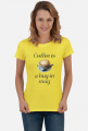 Coffee is a hug in mug T-shirt damski, koszulka, kawa