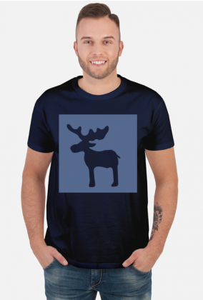 Renifer - świąteczna koszulka z reniferem