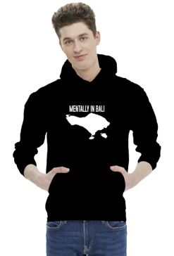 Mentally in Bali V2 (bluza męska kaptur) jg