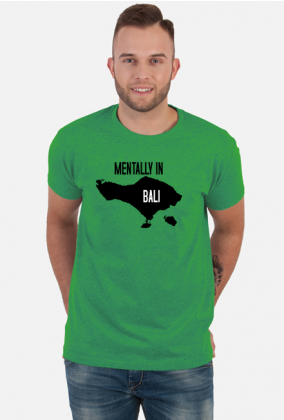 Mentally in Bali V3 (koszulka męska) cg