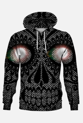 Bluza Galaxy Skull z kapturem