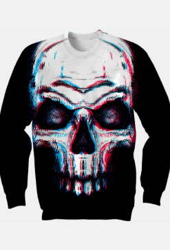 Bluza Skull Glitch