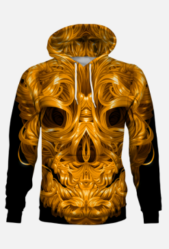 Bluza z kapturem Skull Fire