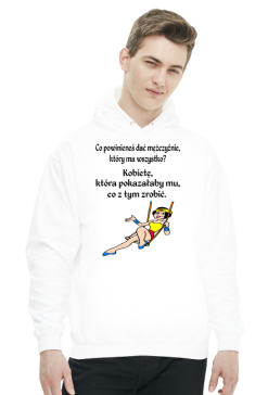 BLUZA MĘSKA ,,CO DAĆ MĘŻCZYŹNIE,,