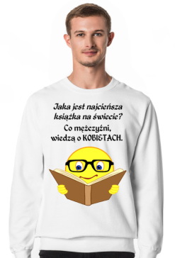 BLUZA MĘSKA ,,NAJCIEŃSZA KSIĄŻKA,,