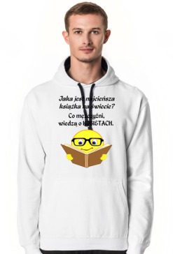 BLUZA MĘSKA ,,NAJCIEŃSZA KSIĄŻKA,,
