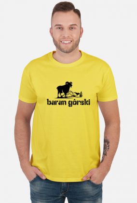 Koszulka męska górska- Baran górski- Góry, mountains
