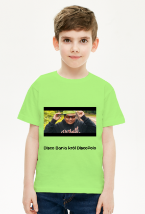 Koszulka dziecięca chłopięca Disco Bania król DiscoPolo