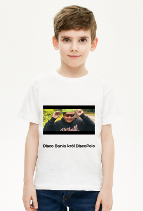Koszulka dziecięca chłopięca Disco Bania król DiscoPolo