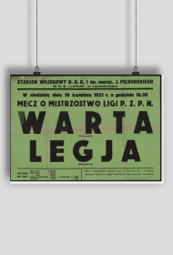 Plakat piłka nożna