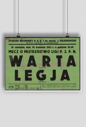 Plakat piłka nożna