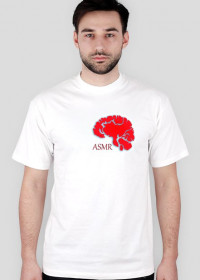 koszulka z czerwonym mózgiem ASMR