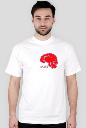koszulka z czerwonym mózgiem ASMR