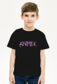 "Animek channel logo" Boy T-shirt Black