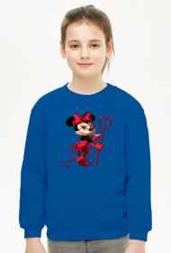BLUZA DZIEWCZĘCA ,,MINNIE DIABLICA,,