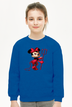 BLUZA DZIEWCZĘCA ,,MINNIE DIABLICA,,