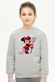 BLUZA DZIEWCZĘCA ,,MINNIE DIABLICA,,