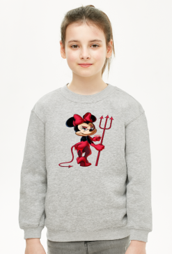 BLUZA DZIEWCZĘCA ,,MINNIE DIABLICA,,