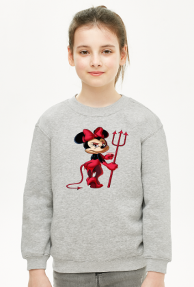 BLUZA DZIEWCZĘCA ,,MINNIE DIABLICA,,