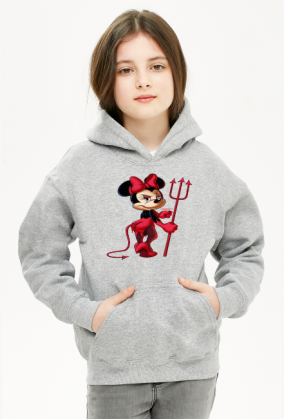 BLUZA DZIEWCZĘCA ,,MINNIE DIABLICA,,