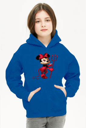 BLUZA DZIEWCZĘCA ,,MINNIE DIABLICA,,