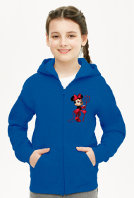 BLUZA DZIEWCZĘCA ,,MINNIE DIABLICA,,