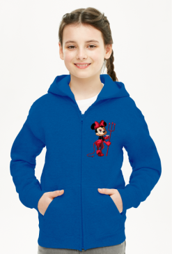 BLUZA DZIEWCZĘCA ,,MINNIE DIABLICA,,