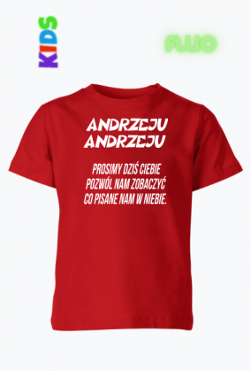 KOSZULKA DZIECIĘCA ,,ANDRZEJKI,,