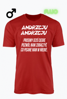 KOSZULKA MĘSKA ,,ANDRZEJKI,,