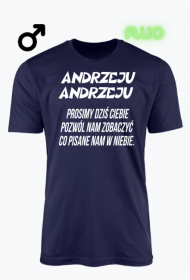 KOSZULKA MĘSKA ,,ANDRZEJKI,,