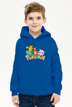 Pokemon Bluza z kapturem dla dzieci