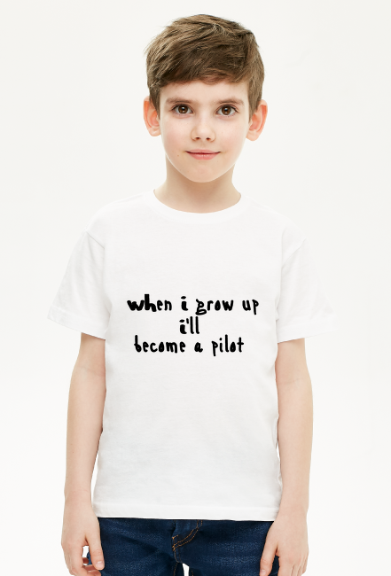 Koszulka chłopięca When I grow up