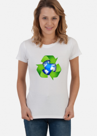 Koszulka ekologiczna damska Recykling