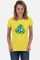 Koszulka ekologiczna damska Recykling
