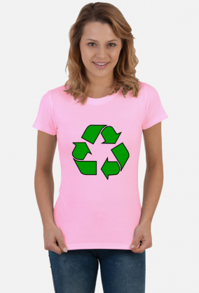 Koszulka damska Ekologia Recykling