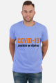 Koszulka męska COVID-19 zostań w domu