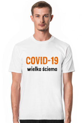 Koszulka męska COVID-19 wielka ściema