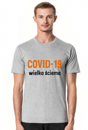 Koszulka męska COVID-19 wielka ściema