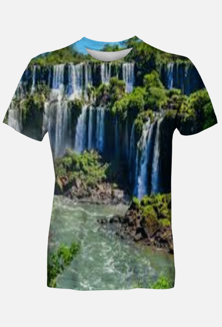 KOSZULKA MĘSKA ,,WODOSPAD,,