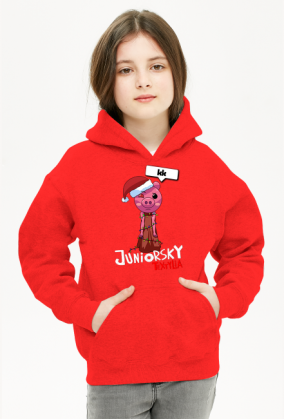 Bluza Dziecięca Kaptur - Świąteczna Piggy