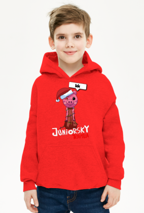 Bluza Dziecięca Kaptur - Świąteczna Piggy