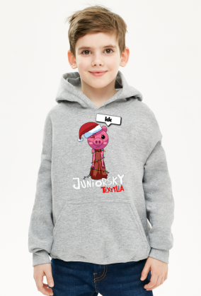 Bluza Dziecięca Kaptur - Świąteczna Piggy