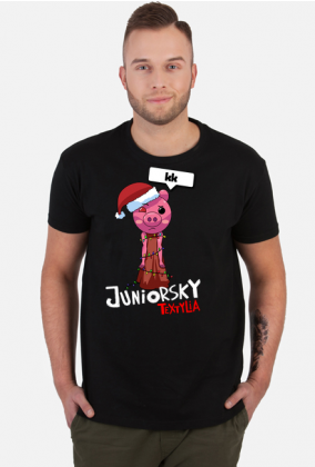 Koszulka Męska - Świąteczna Piggy