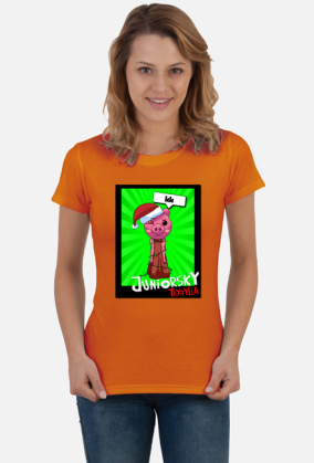 Koszulka Damska - Świąteczna Piggy
